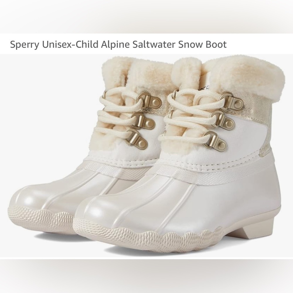 Sperry Unisex-Child Alpine Saltwater Snow Boot